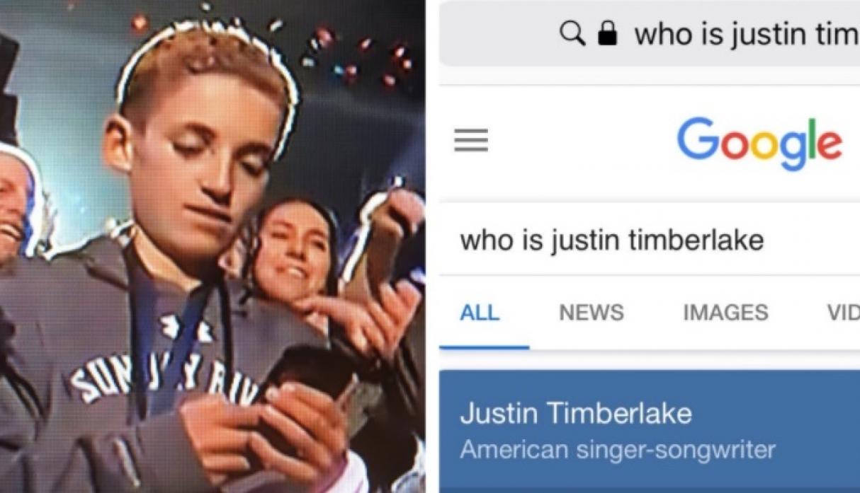 VIRAL: Absolut toate glumele cu puștiul care și-a făcut selfie cu Justin Timberlake la Super Bowl