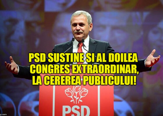 Întocmai ca la artiștii consacrați, PSD va susține și al doilea Congres Extraordinar la Sala Palatului, la cererea publicului!