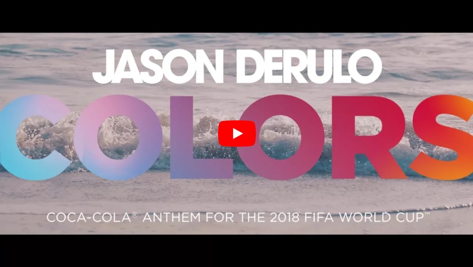 VIDEOCLIP NOU: Jason Derulo – Colors (Imnul FIFA World Cup 2018)