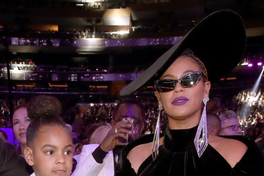 Atâât! Fetița lui Beyonce, Blue Ivy, a licitat 19 mii de dolari pentru o operă de artă!