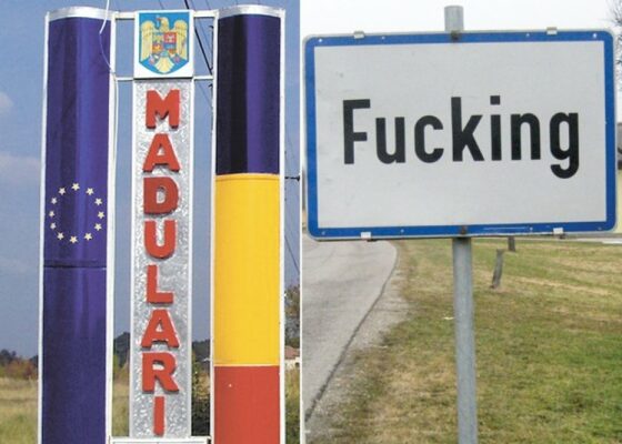 Cele mai RUŞINOASE nume de localităţi din România şi de afară