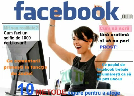 FOTO FUN: Cum ar arăta reteaua socială facebook dacă ar edita o revistă!