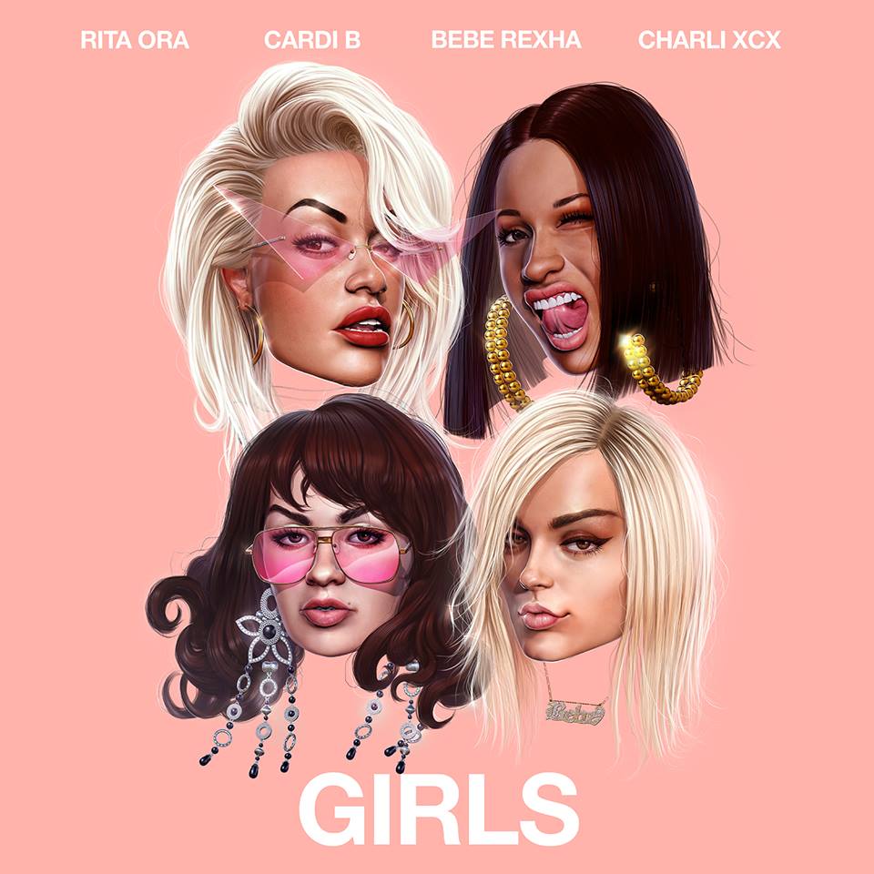 LYRIC VIDEO: Rita Ora – Girls (feat. Cardi B, Bebe Rexha & Charli XCX)