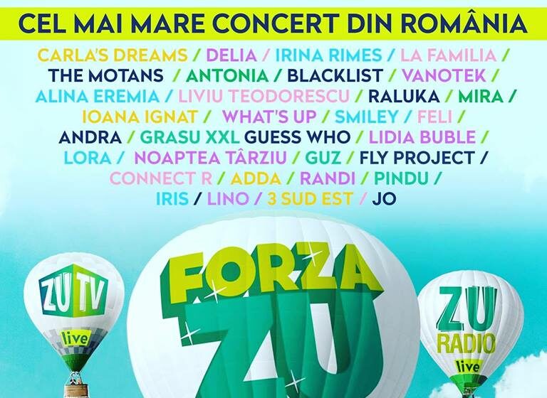 Lista completă a artiștilor care vin la Forza ZU 2018