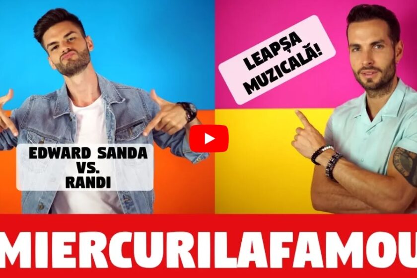 VIDEO | Randi și Edward Sanda și-au dat „Leapșa Muzicală”, iar ce-a ieșit este PREA TARE! Vezi aici!