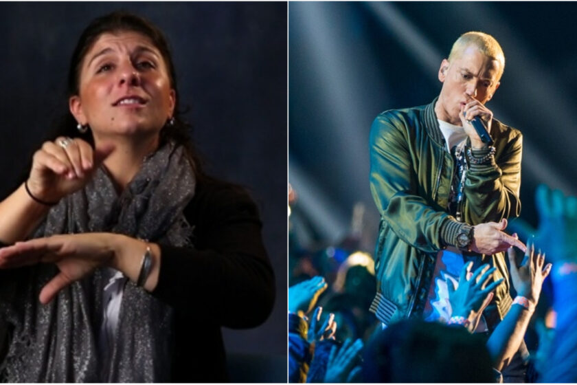 VIRAL: Tipa asta traduce muzica lui Eminem în limbajul surdo-muților