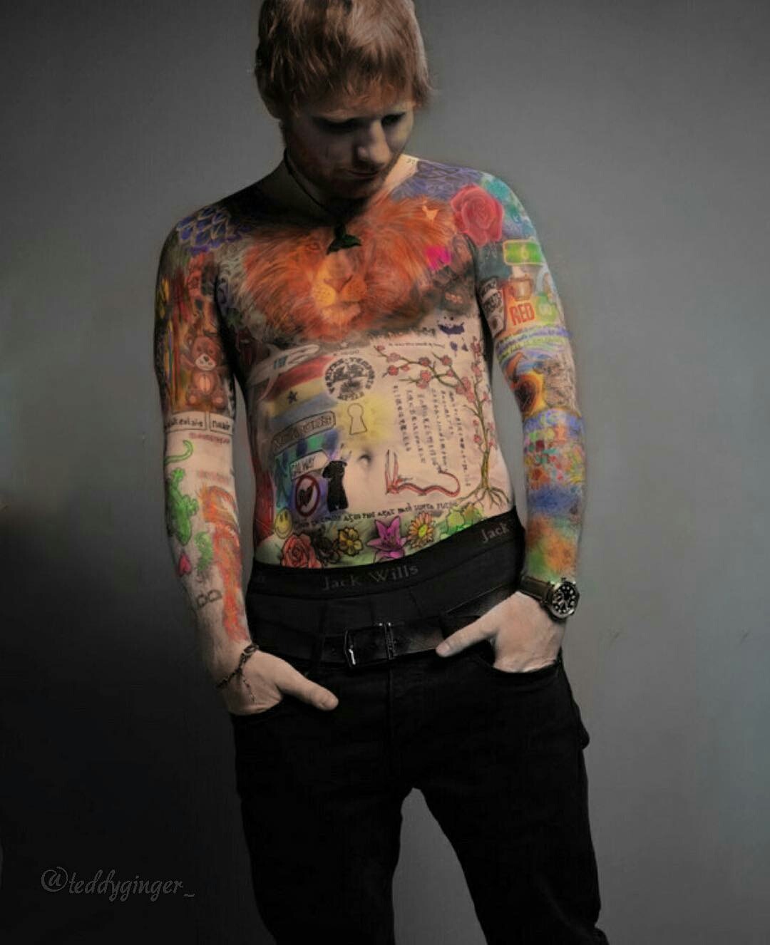 FOTO: Știai că Ed Sheeran are 60 de tatuaje? Unele dintre ele sunt de-a dreptul DUBIOASE
