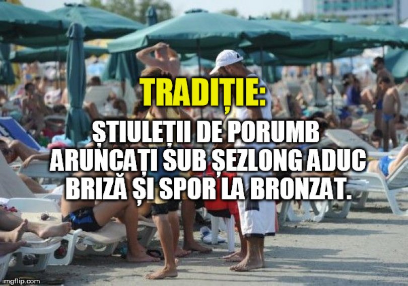 TOP 10 tradiții ciudate pe care românii le practică atunci când sunt în vacanță la mare!
