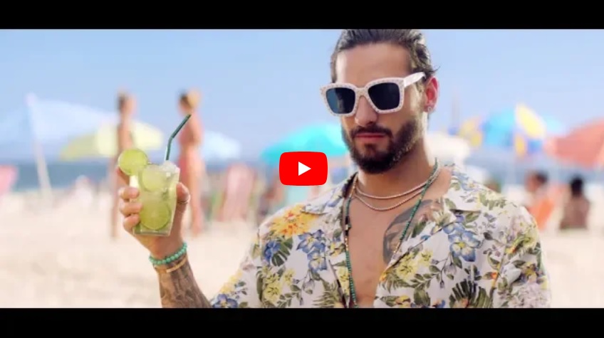 VIDEO | Maluma calcă pe urmele Rihannei! Pretty Boy face reclamă la șlapi, ca la Obor!