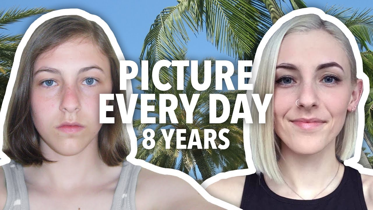VIDEO: Tipa asta și-a făcut câte un selfie pe zi, timp de 8 ani. Rezultatul e incredibil!