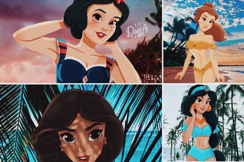 Cum ar arăta conturile de Instagram ale prinţeselor Disney
