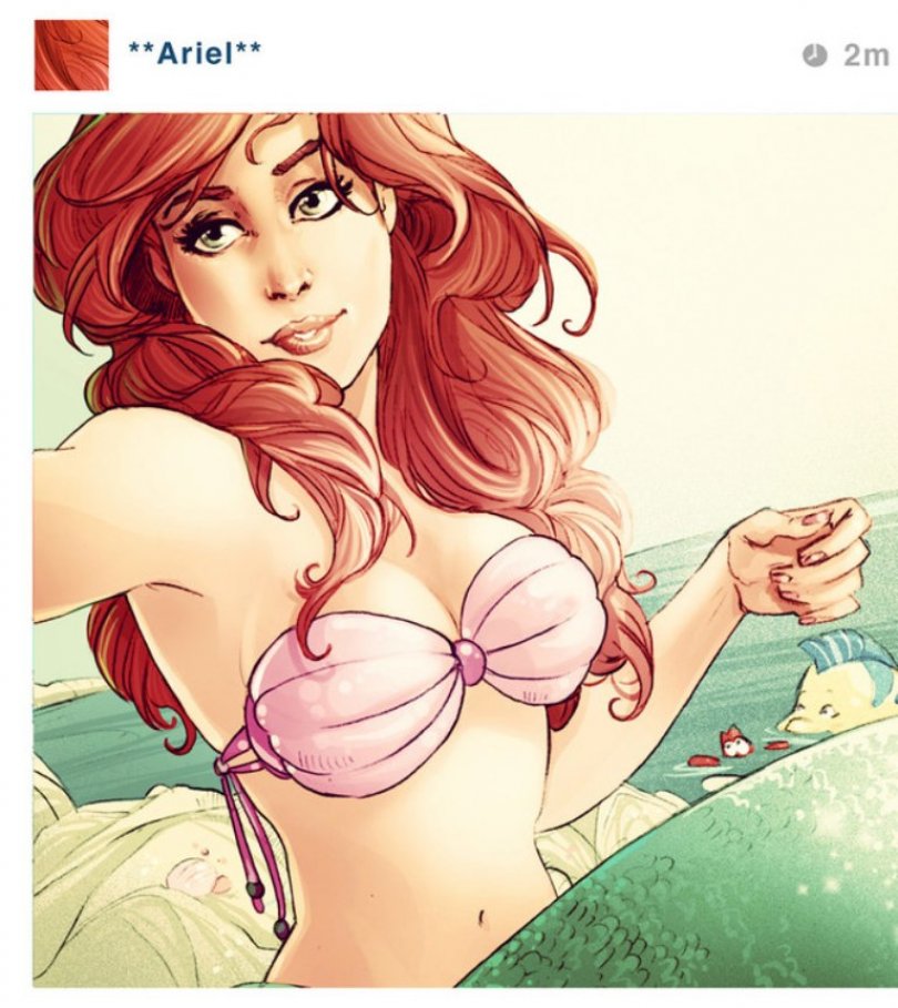 FOTO LOL | Ce ar posta personajele Disney dacă ar avea cont pe Instagram!?!