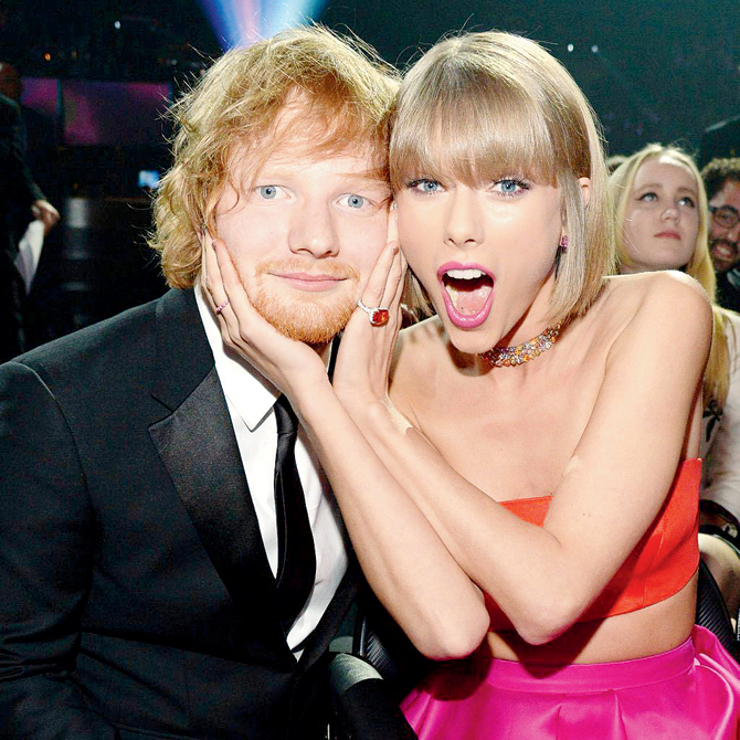 VIDEO: Taylor Swift face mișto de Ed Sheeran. 3 milioane de oameni au văzut imaginile