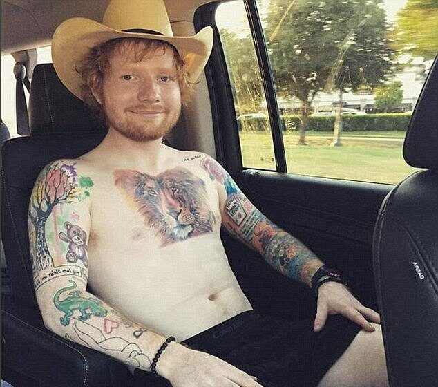Știai că Ed Sheeran are 60 de tatuaje? Și vrea să își mai facă încă 30!