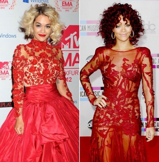 FOTO: 16 momente în care Rita Ora a copiat-o pe Rihanna