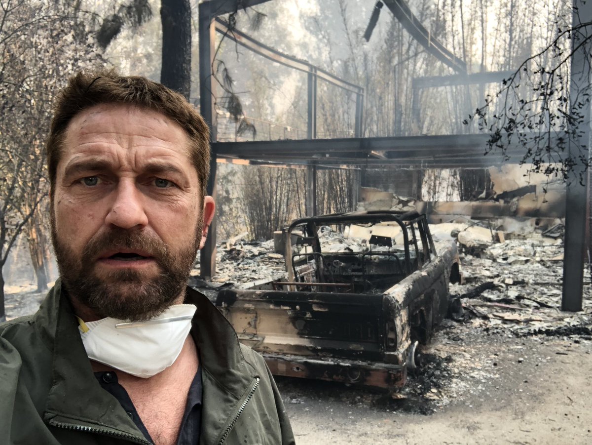 Gerard Butler și Robin Thicke și-au pierdut casele în incendiul din California. Ce vedete mai sunt afectate
