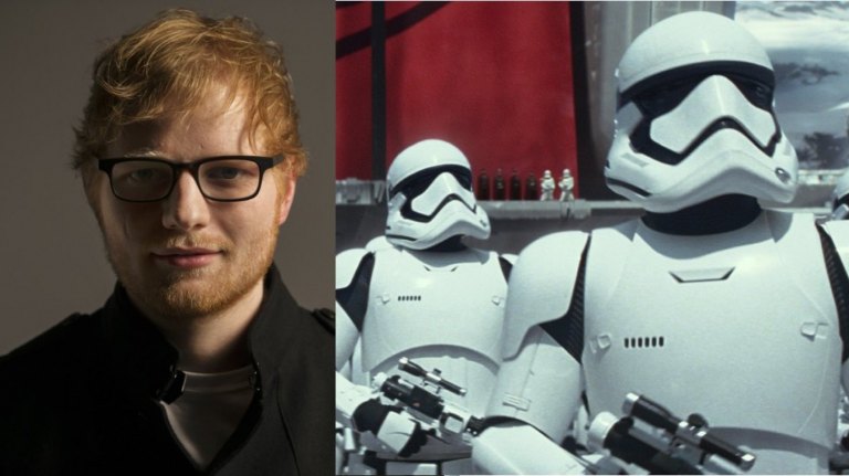 BETON! După ce a apărut în Game Of Thrones, Ed Sheeran a primit un rol în Star Wars