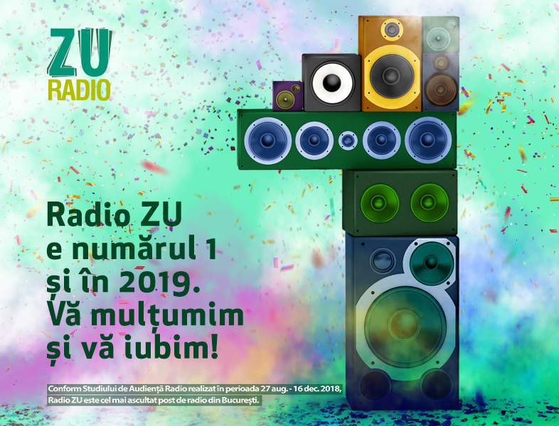 Radio ZU rămâne number one și în 2019