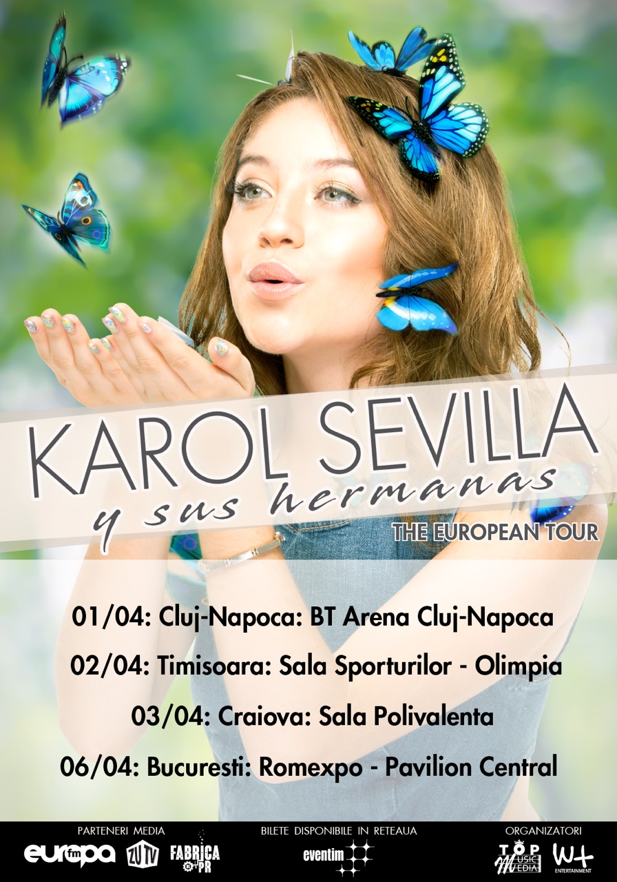 COOL! Karol Sevilla, actrița din Soy Luna, concertează în premieră în România