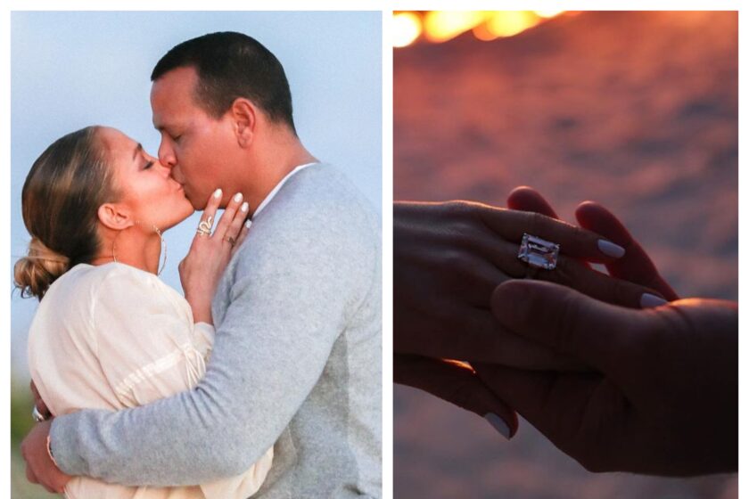 AWW! Jennifer Lopez a postat primele fotografii de la logodna cu A Rod. Uite cum a fost cerută în căsătorie!