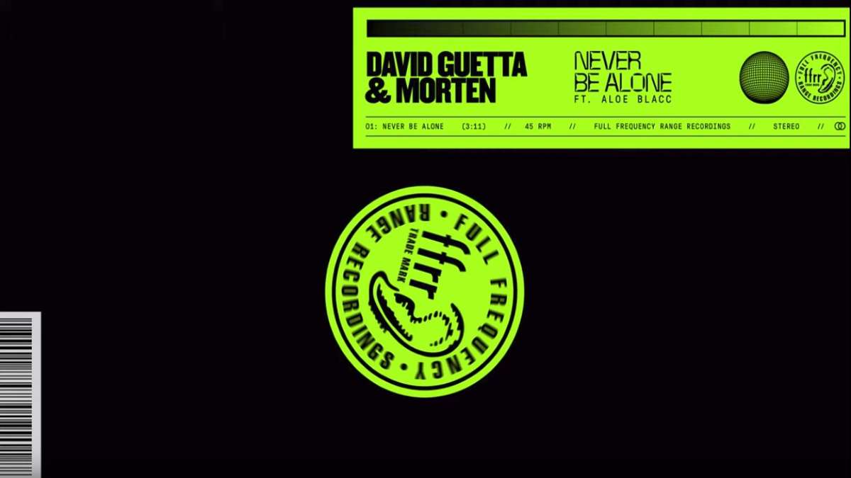 PIESĂ NOUĂ | David Guetta & MORTEN – Never Be Alone (feat Aloe Blacc)