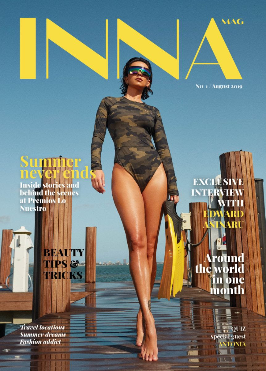 INNA lansează INNAMag, propria revistă online: Hai să descoperiți primul număr