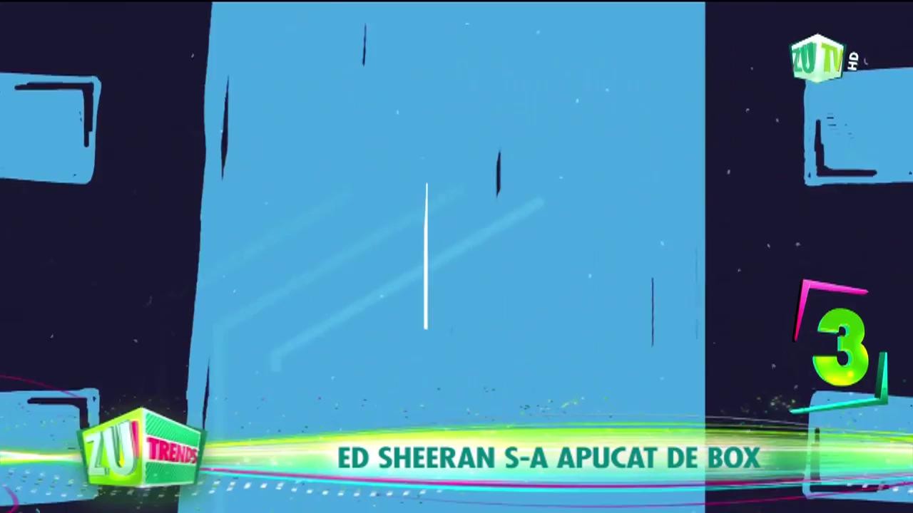 Ed Sheeran a urcat în ringul de box pentru filmările videoclipului „Shape of you