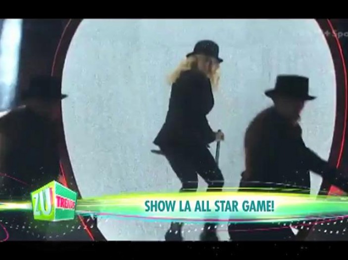 Christina Aguilera show în All Stars Game