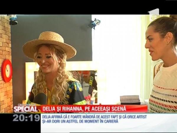 VIDEO: Delia, pe aceeași scenă cu Rihanna! Ți-ai luat bilet?