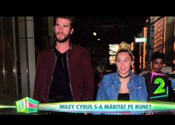 Miley Cyrus s-a căsătorit în secret