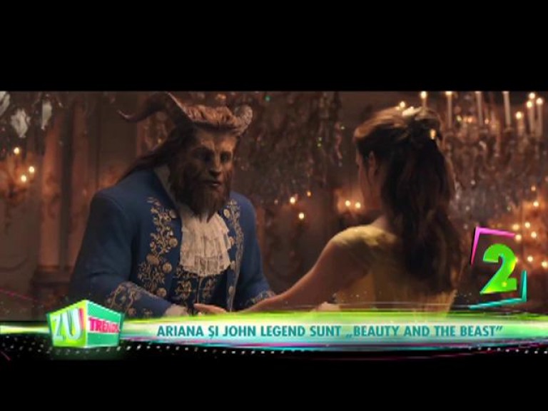 Ariana Grande și John Legend au lansat clip pentru ”Beauty and the Beast”