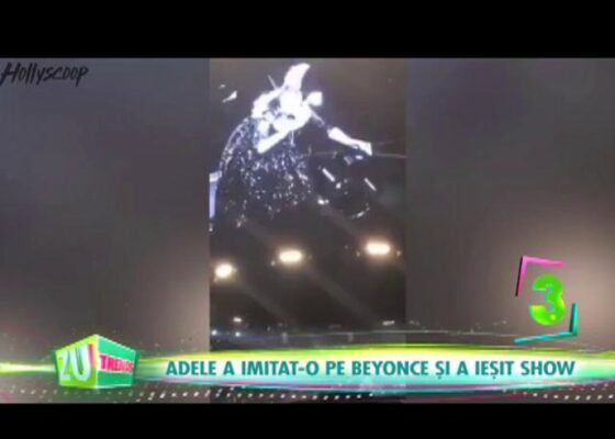 Adele a imitat-o pe Beyonce în concert