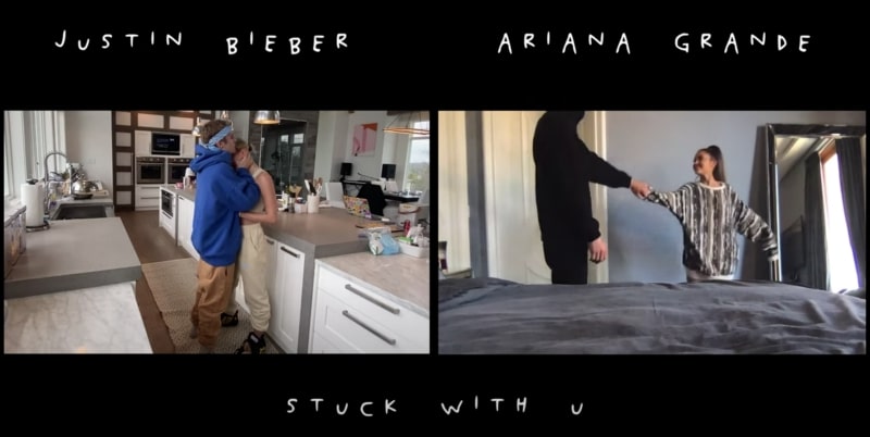VIDEO | Ariana Grande, Justin Bieber – Stuck with U (Mother’s Day Edition)