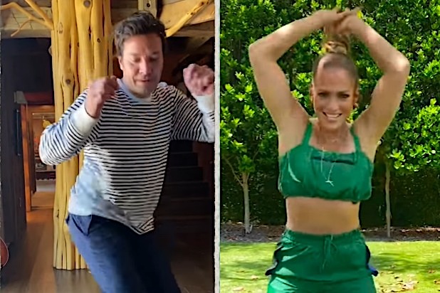 OMG! Jennifer Lopez și Jimmy Fallon recreează dansuri de pe TikTok