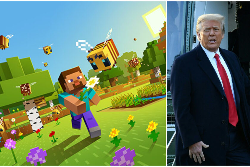 Search & play. Ce au în comun jocul Minecraft și Donald Trump?