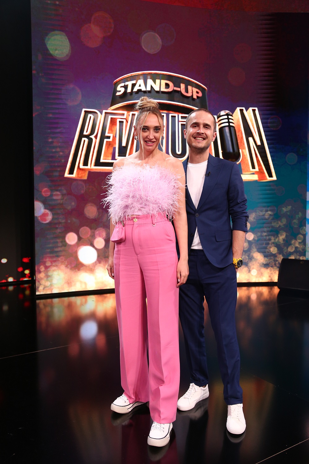 Ilona Brezoianu și Șerban Copoț prezintă Stand-up Revolution, la Antena 1