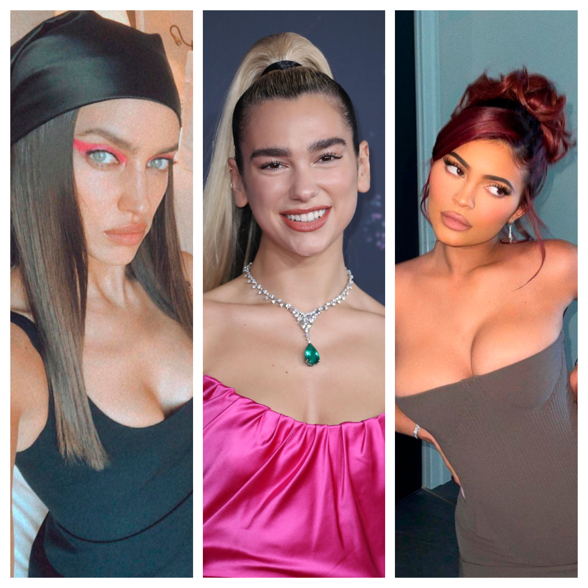 Who wore it better? Irina Shayk, Dua Lipa și Kylie Jenner au purtat aceeași salopetă. Cine merită mai multe like-uri?
