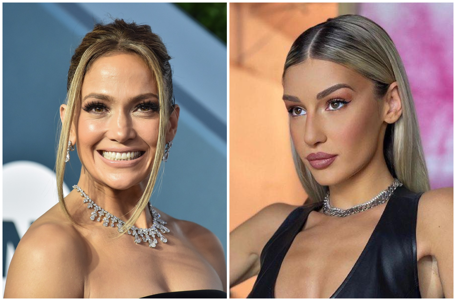 Who wore it better? Alina Eremia și Jennifer Lopez au purtat rochii asemănătoare