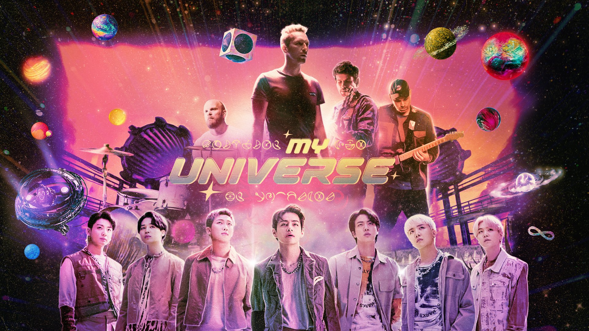 Its out! Coldplay și BTS au lansat videoclipul piesei My Universe. L-ai văzut?