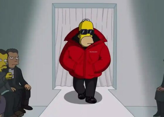 The Simpson Version. Kim Kardashian și Kanye West au fost transformați în personaje animate