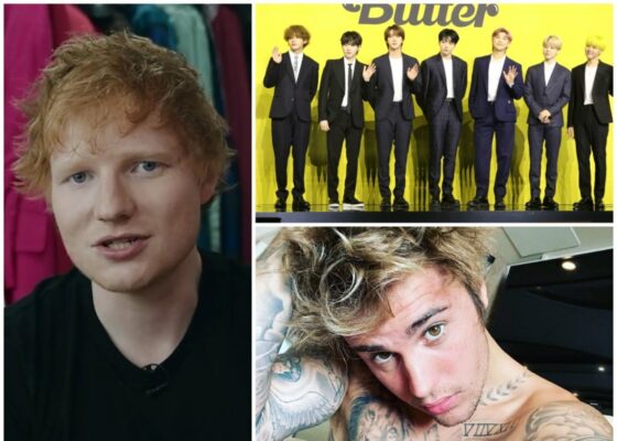 De la BTS până la Justin Bieber. 15 melodii pe care le-a compus Ed Sheeran pentru alți artiști