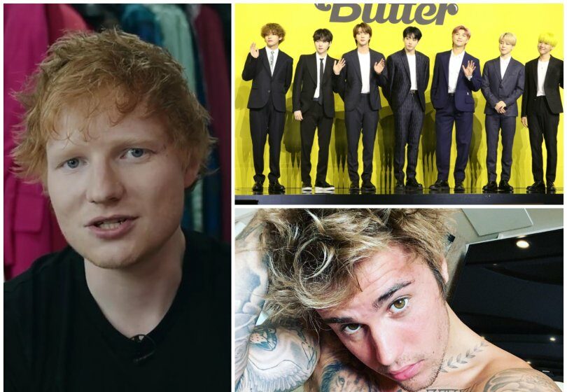 De la BTS până la Justin Bieber. 15 melodii pe care le-a compus Ed Sheeran pentru alți artiști