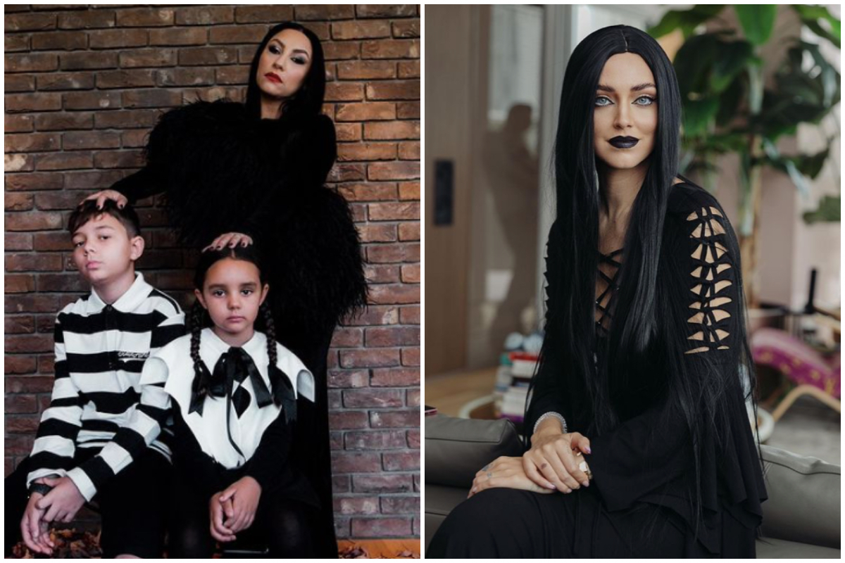 Halloween inspo. Patru vedete care s-au costumat în Morticia din Familia Addams anul acesta. Cui i-a stat mai bine?