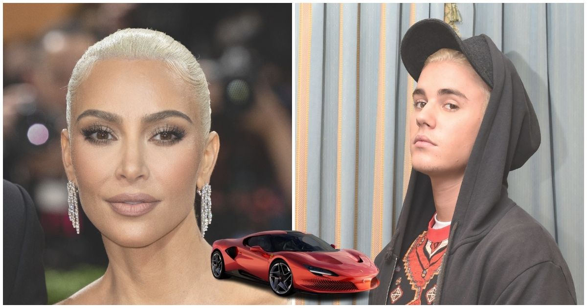 Wait, what?! Motivul pentru care Kim Kardashian și Justin Bieber au primit „interzis” de la brandul Ferrari