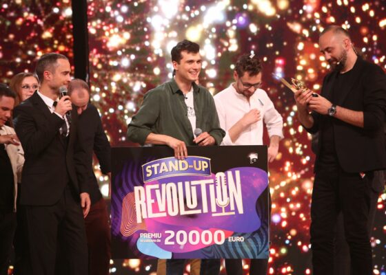Sergiu Mirică a câștigat primul sezon Stand-Up Revolution și premiul de 20.000 de euro