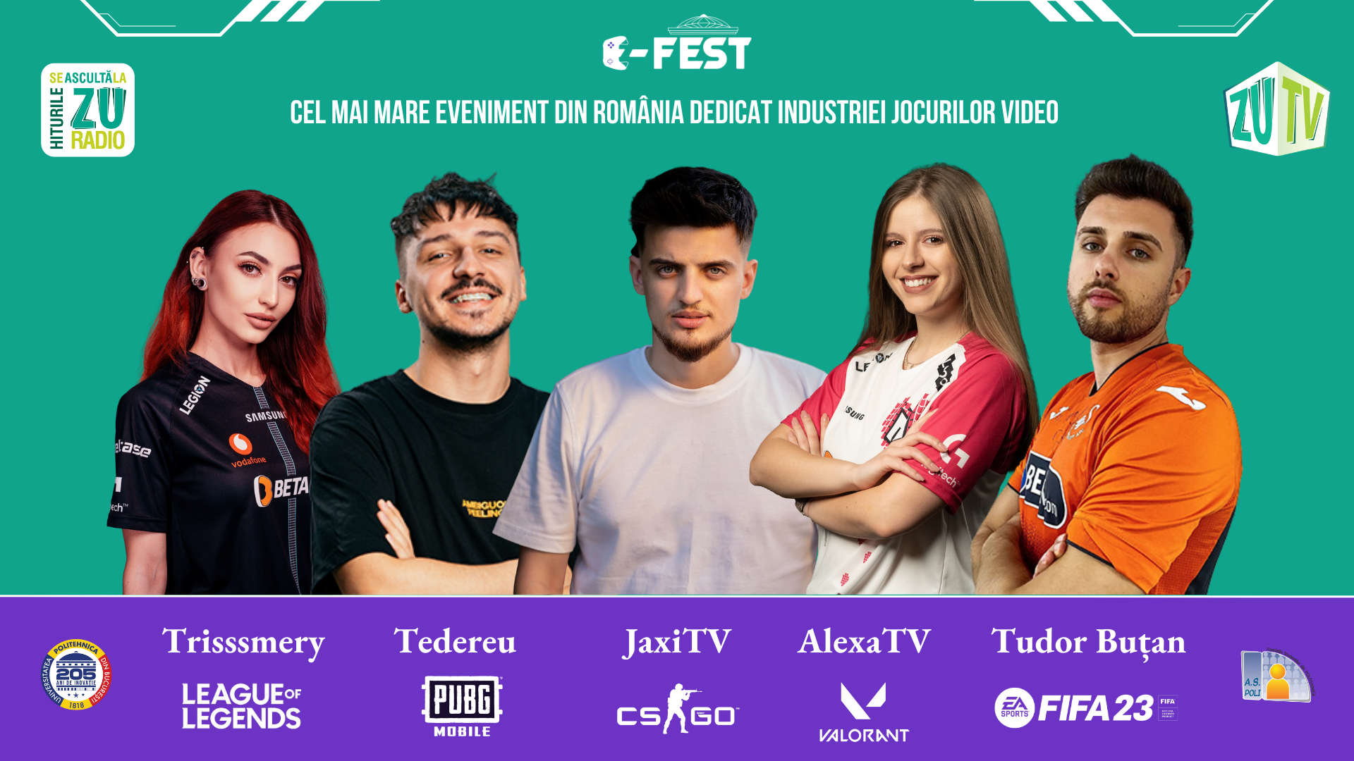 Universitatea POLITEHNICA din București te invită la POLI E-Fest, cea mai mare competiție de jocuri video din țară