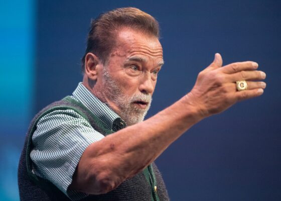 Arnold Schwarzenegger, așa cum nu l-ai mai văzut până acum! Actorul a trecut la asfaltat de gropi