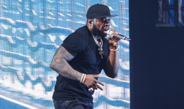 50 Cent marchează 20 de ani de carieră. Aici este pe scenă la unul din concertele sale