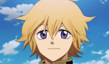 Cele mai bune anime-uri pe care trebuie sa le vezi. Un băiat blond cu ochii albaștri caută ceva cu privirea. Poartă haine elegante, militare.