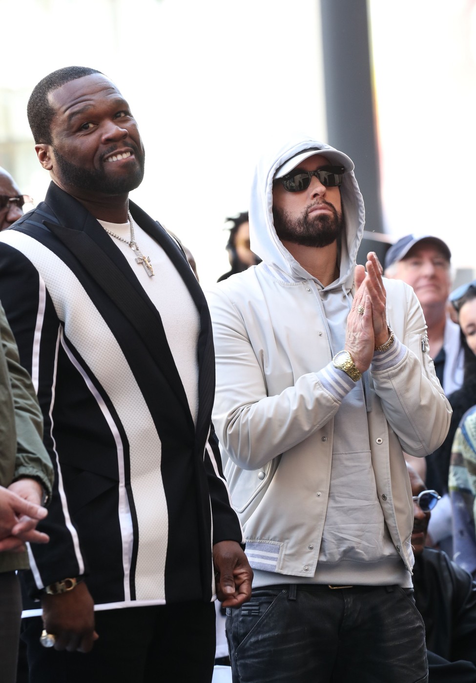 Dr. Dre a primit o stea pe Hollywood Walk of Fame. Eminem și 50 Cent au fost alături de prietenul lor / Profimedia Images